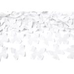 Konfettitykki, valkoiset perhoset, 60 cm