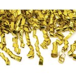Konfettitykki kultaiset serpentiinit, 40 cm