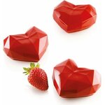 Silikomart silikonimuotti amore origami minisydän 6 koloa