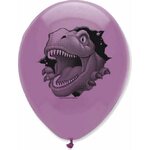 Dino Blast Latex Balloons 2 Sided Print