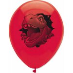 Dino Blast Latex Balloons 2 Sided Print