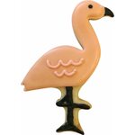 Keksimuotti flamingo, vaaleanpunainen