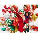 Foil balloon Candy, 35cm, red