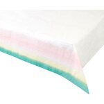 We heart pastels paper table cover