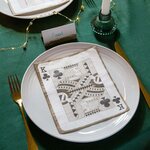 Luxe playing card napkin, 20 pack