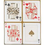 Luxe playing card napkin, 20 pack