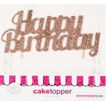Kakunkoriste happy birthday glitter-ruusukulta