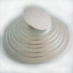 FunCakes ohut kakkualusta pyöreä 22,5 cm, hopea