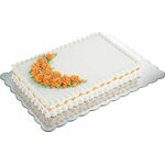 Wilton Hopeinen kakkualusta suorakaide 32,5 x 47,5 cm, 4 kpl