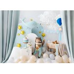 Banner Oh baby with tassels, sky-blue, 2.5 m
