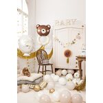 Foil balloon Teddy rattle, 61x88 cm, mix