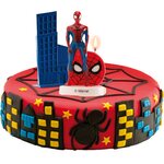 Kakkukynttilä Spiderman 3D 9 cm