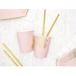 Cups Leaves, light pink, 220ml