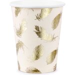 Paper cups Lovely Swan, 260 ml