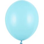 Strong Balloons 30cm, Pastel Light Blue: 1pkt/10pc.