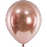 Glossy Balloons 30cm, rose gold