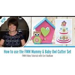 FMM FMM Mummy & Baby Owl Cutter Set/4