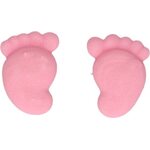 FunCakes FunCakes Sugar Decorations Baby Feet Pink Set/16