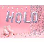 Foil Balloon Letter ''H'', 35 cm, holographic