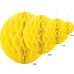 Hunajakennopallo keltainen 20 cm