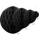 Honeycomb Ball, black, 30cm