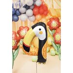 Foil balloon Number 4 - Tucan, 68x91 cm, mix