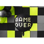 Foil balloon Gamer over, 45 cm, black