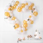 Strong Balloons 23cm, Pastel Pure White 1pkt/100pc.