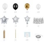 Balloon garland Stars, mix, 167x135 cm