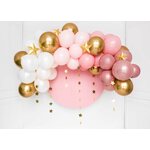 Balloon garland - pink, 200cm: 1pkt/60pc.