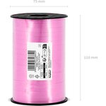 Plastic ribbon, light pink, 5mm/225m