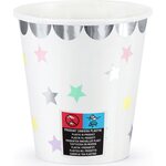 Cups Unicorn - Stars, 180 ml 1pkt/6pc.