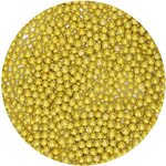 FunCakes Sugar Pearls Medium Metallic Gold 80 g