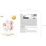 Balloons 30 cm, Baby girl, mix: 1pkt/6pc.