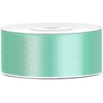 Satin Ribbon, mint, 25mm/25m