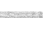 Strass tape, silver, 4x900cm