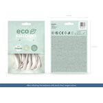 Eco-ilmapallo 30 cm metallinhohto pearl 10 kpl/pkt