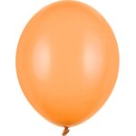 Strong Balloons 30cm, Pastel Bright Orange: 1pkt/10pc.