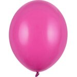 Strong Balloons 30cm, Pastel Hot Pink: 1pkt/10pc.