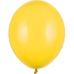 Strong Balloons 30cm, Pastel Honey Yellow: 1pkt/10pc.