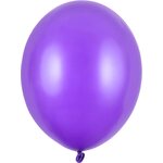 Strong Balloons 30cm, Metallic Purple: 1pkt/10pc.