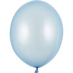 Strong Balloons 30cm, Metallic Baby Blue: 1pkt/10pc.