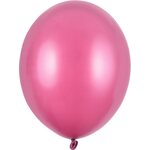 Ilmapallo 30 cm metallinhohto Hot Pink 10 kpl/pkt