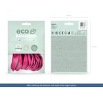 Eco-ilmapallo 30 cm fuchsia 10 kpl/pkt