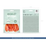 Eco Balloons 30cm pastel, orange: 1pkt/10pc.