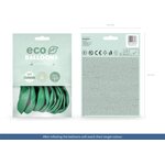 Eco Balloons 30cm pastel, green: 1pkt/10pc.