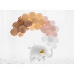 Eco Balloons 30cm pastel, chocolate brown: 1pkt/10pc.