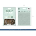 Eco Balloons 30cm pastel, chocolate brown: 1pkt/10pc.