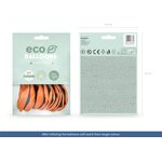 Eco Balloons 30cm metallic, orange: 1pkt/10pc.