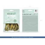 Eco Balloons 30cm metallic, light gold: 1pkt/10pc.